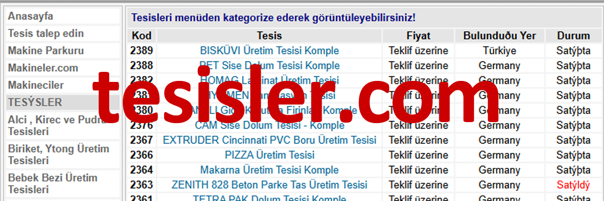 tesisler.com